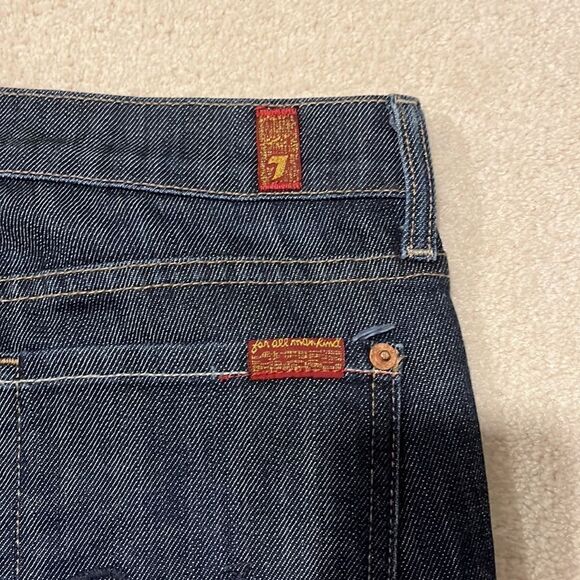 7 for all mankind Roxanne jeans size 30. Waist 34”, rise 9”, inseam 27” - Picture 8 of 11